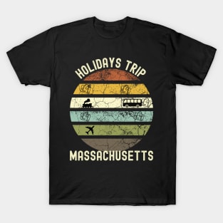 Holidays Trip To Massachusetts, Family Trip To Massachusetts, Road Trip to Massachusetts, Family Reunion in Massachusetts, Holidays in T-Shirt